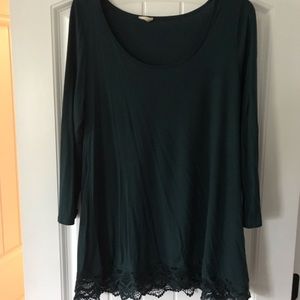 PINKBLUSH Maternity Top- dark teal- Large